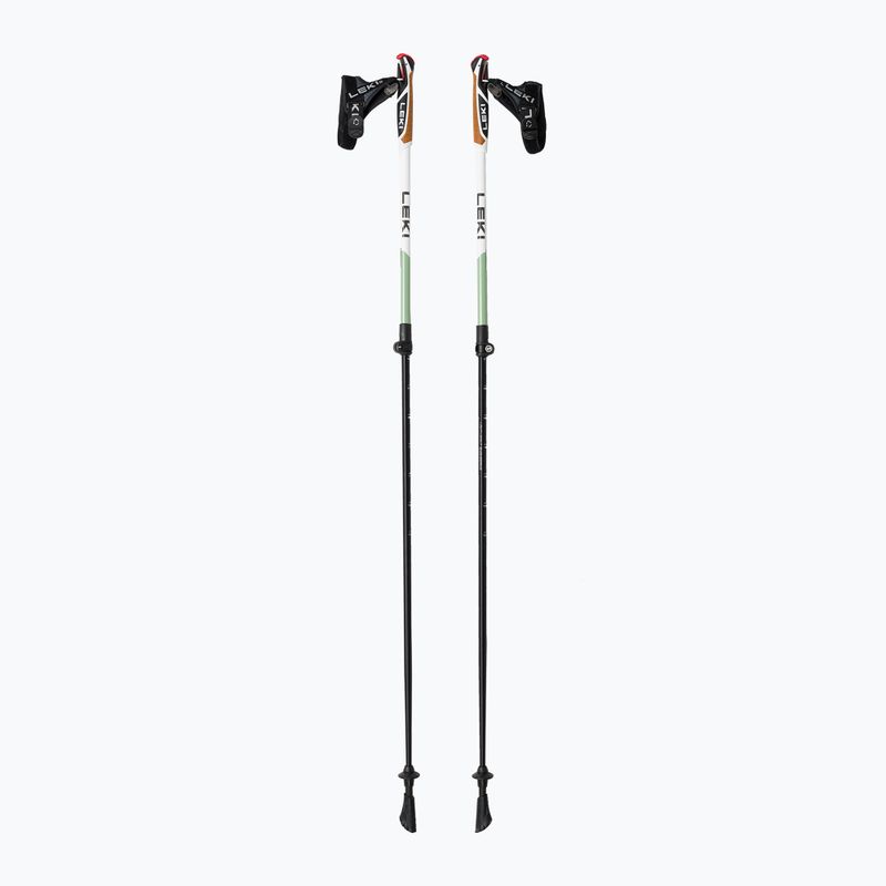 Nordic Walking Stöcke LEKI Spin Shark SL weiß-grün 65326141