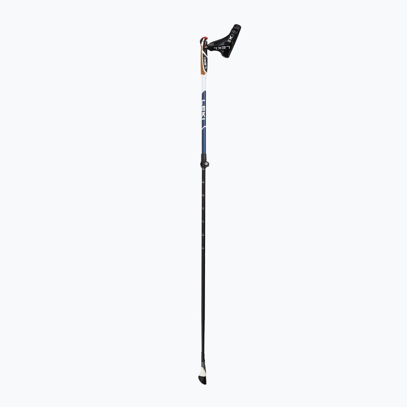 Nordic-Walking-Stöcke LEKI Smart Supreme midnightblue dark metallic/darkblue/white 2