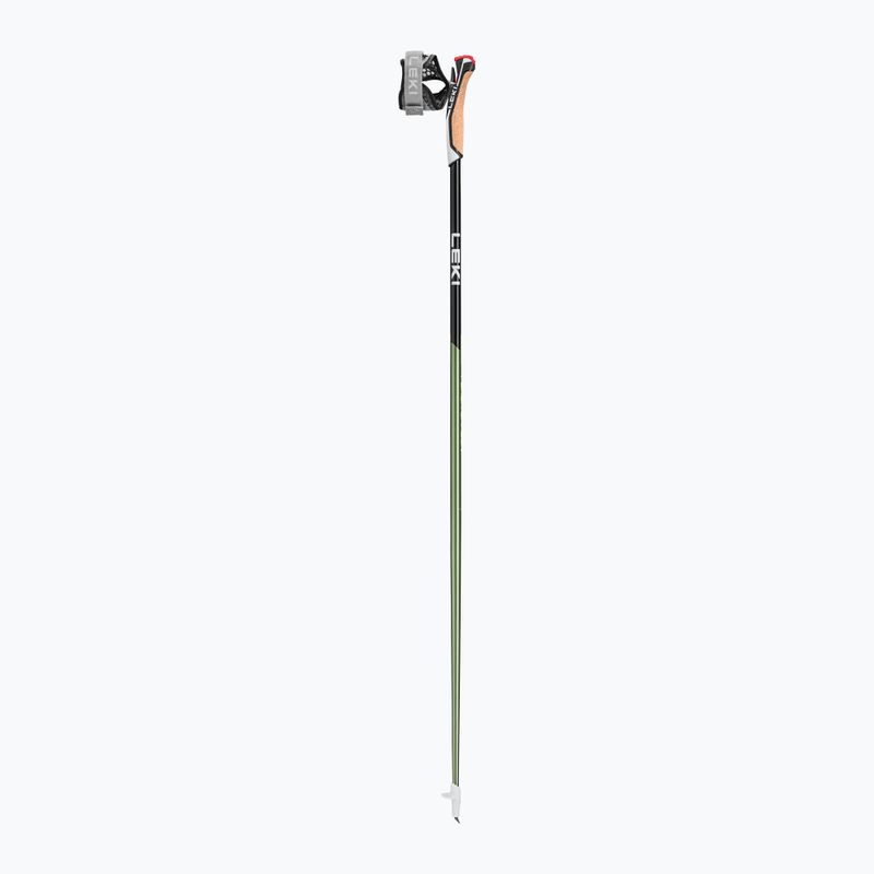 LEKI Flash Carbon Nordic Walking Stöcke schwarz-grün 65325602105