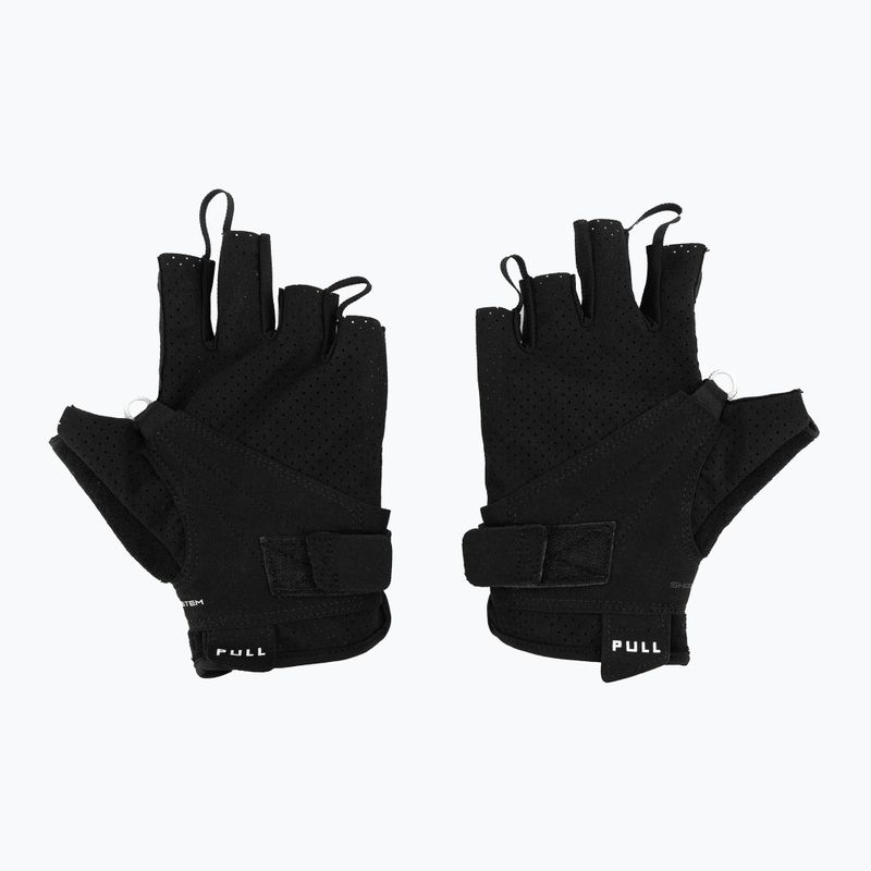 Nordic walking handschuhe LEKI Nordic Breeze Shark Short schwarz-weiß 65373311 2