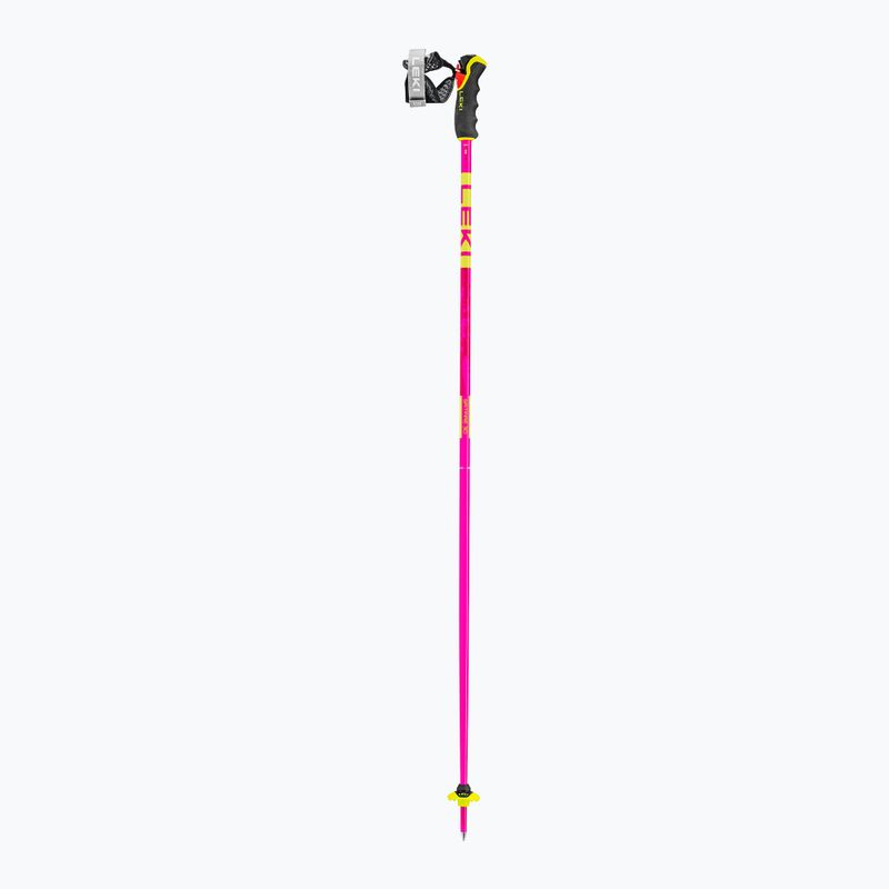 Skistöcke LEKI Spitfire 3D neon magenta/neon yellow/berry 2