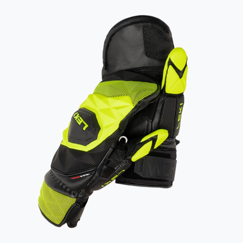 Herren Skihandschuhe LEKI WCR Venom SL 3D Mitt schwarz ice/lemon