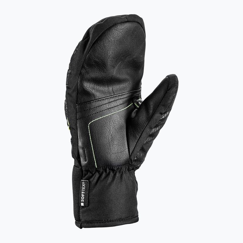 Skihandschuhe Kinder LEKI WCR Team 3D Junior Mitt black/ ice lemon 9