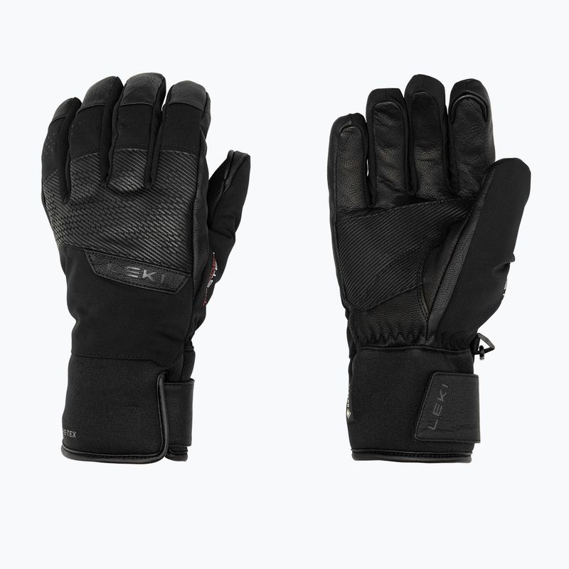 Herren Skihandschuhe LEKI Performance 3D GTX schwarz