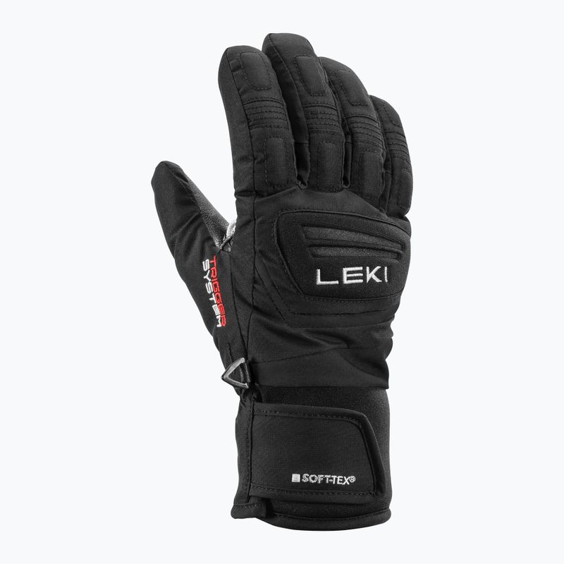 Skihandschuhe Kinder LEKI Griffin 3D Junior black