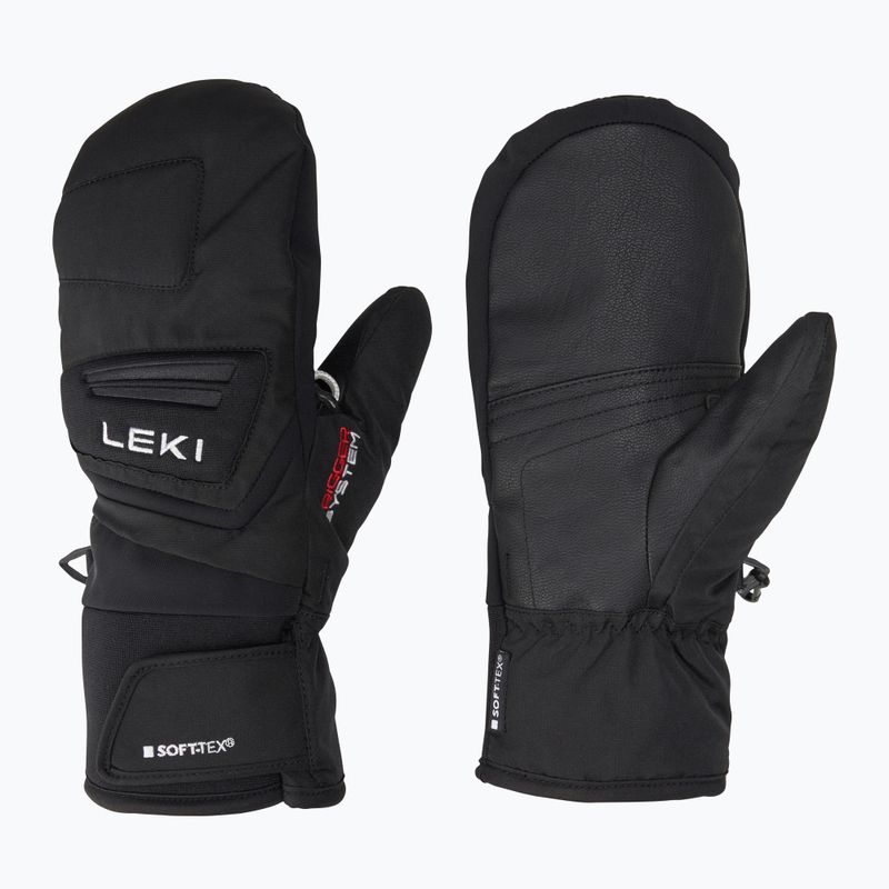 Skihandschuhe Kinder LEKI Griffin 3D Junior Mitt black