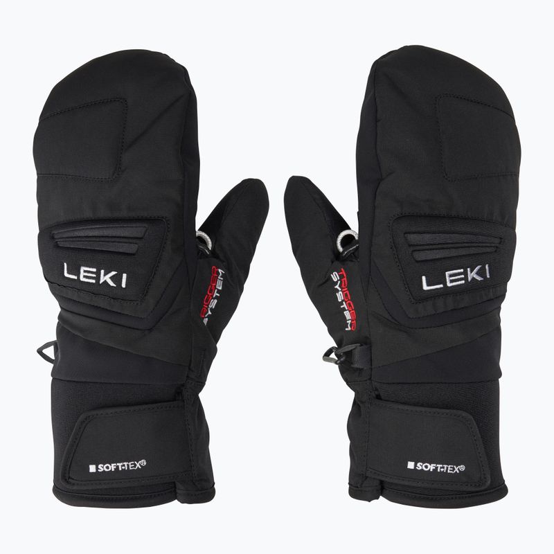 Skihandschuhe Kinder LEKI Griffin 3D Junior Mitt black 2
