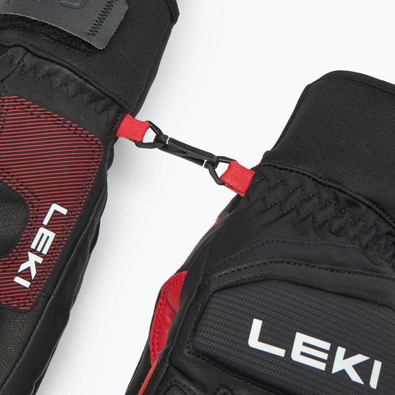 Skihandschuhe Herren LEKI Griffin Pro 3D black/ red/ white 6