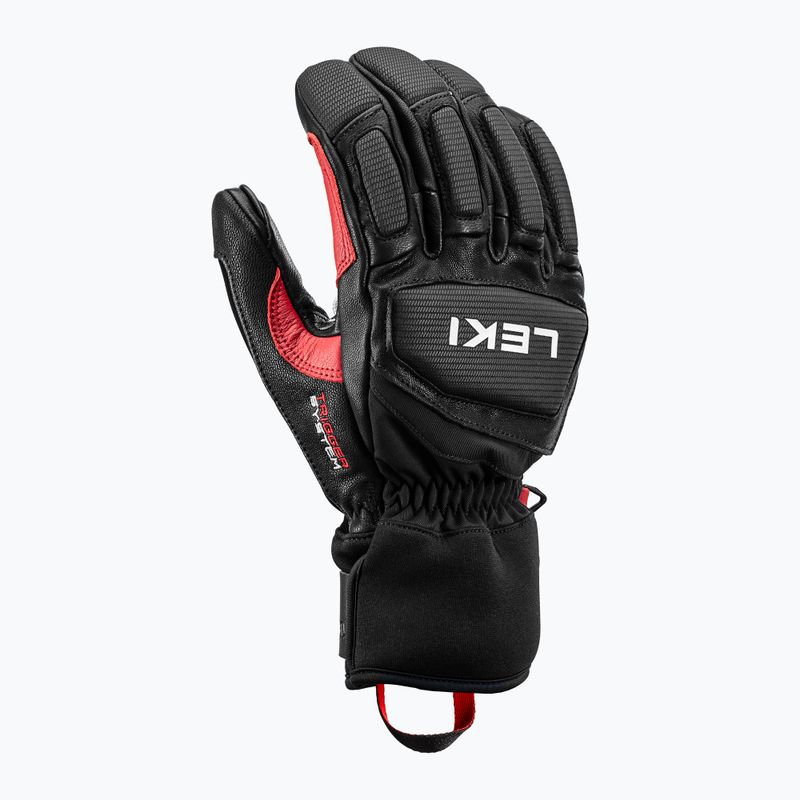 Skihandschuhe Herren LEKI Griffin Pro 3D black/ red/ white 7