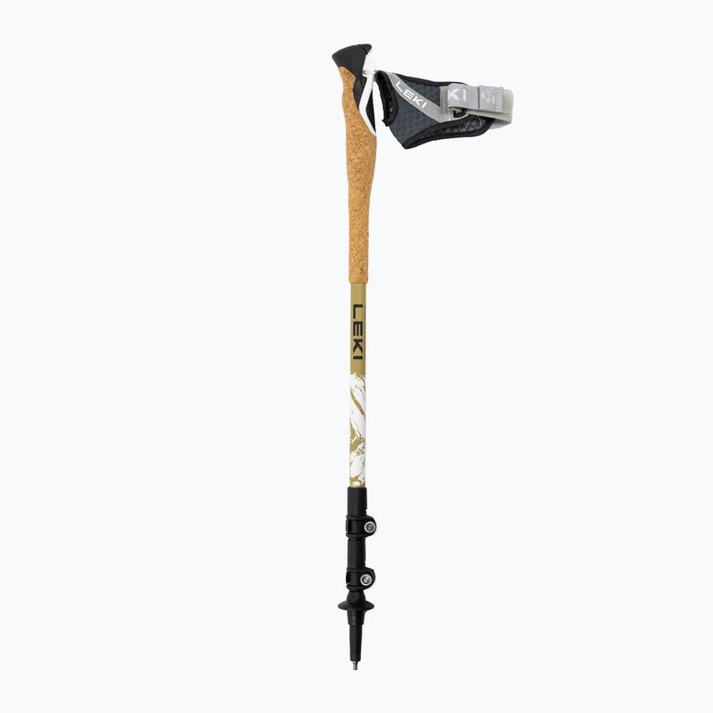 Trekkingstöcke LEKI Cross Trail TA white/goldbrown/black 2