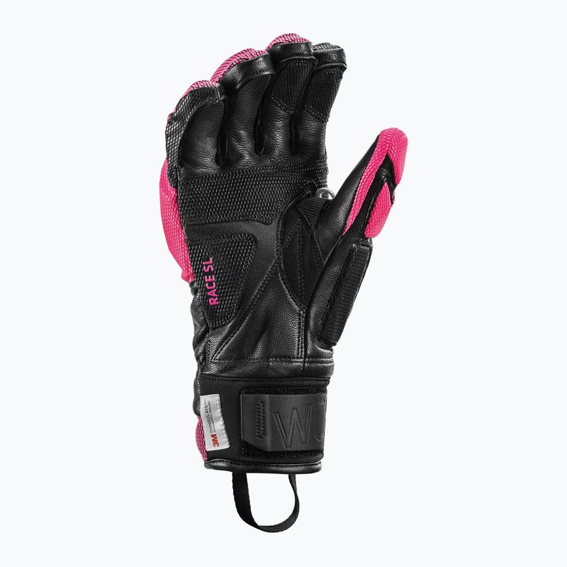 Skihandschuhe Damen LEKI WCR Venom SL 3D black/ pink 8