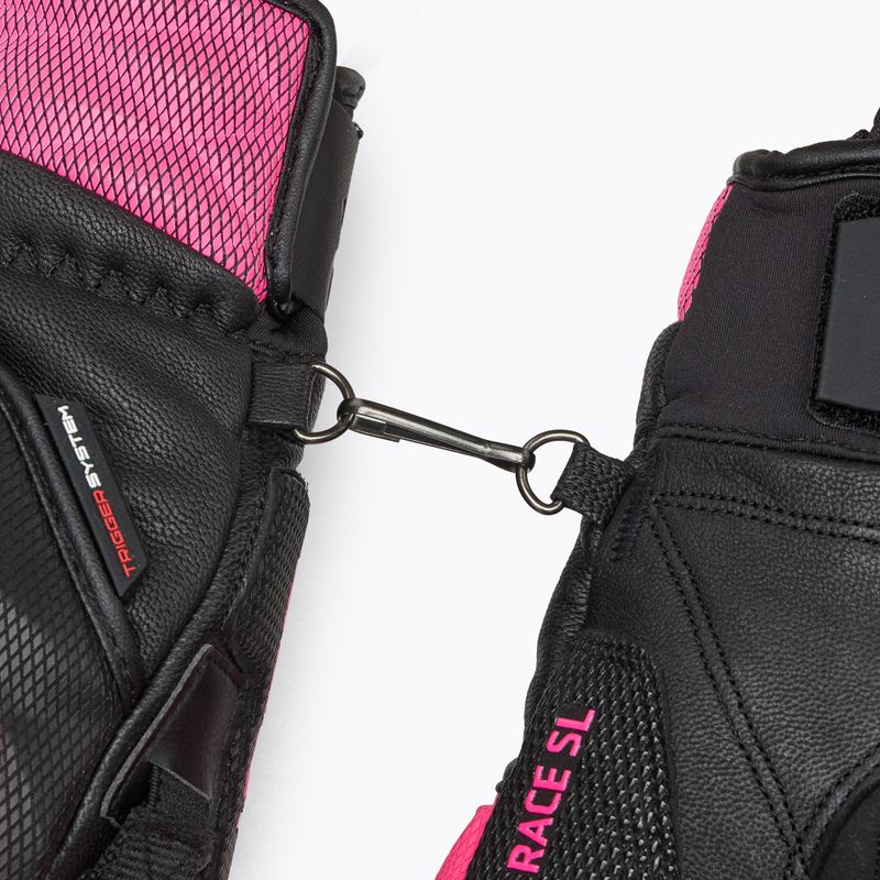 Skihandschuhe Damen LEKI WCR Venom SL 3D black/ pink 6