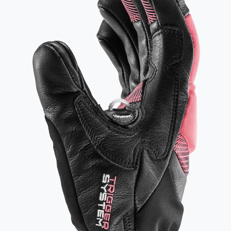 Skihandschuhe Damen LEKI Griffin Base 3D black/ rose 10