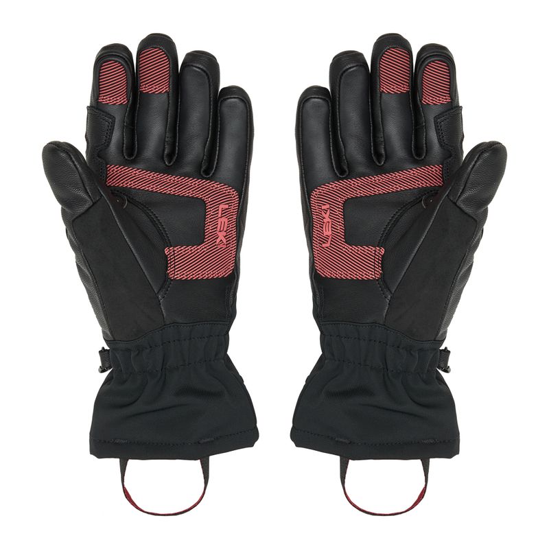 Skihandschuhe Damen LEKI Griffin Base 3D black/ rose 2