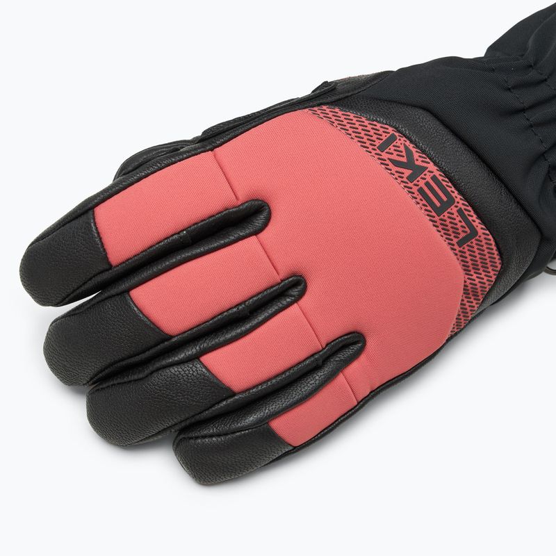 Skihandschuhe Damen LEKI Griffin Base 3D black/ rose 4