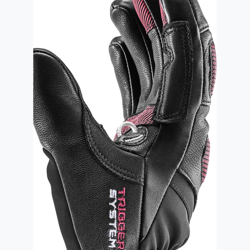 Skihandschuhe Damen LEKI Griffin Pro 3D black/ rose 10