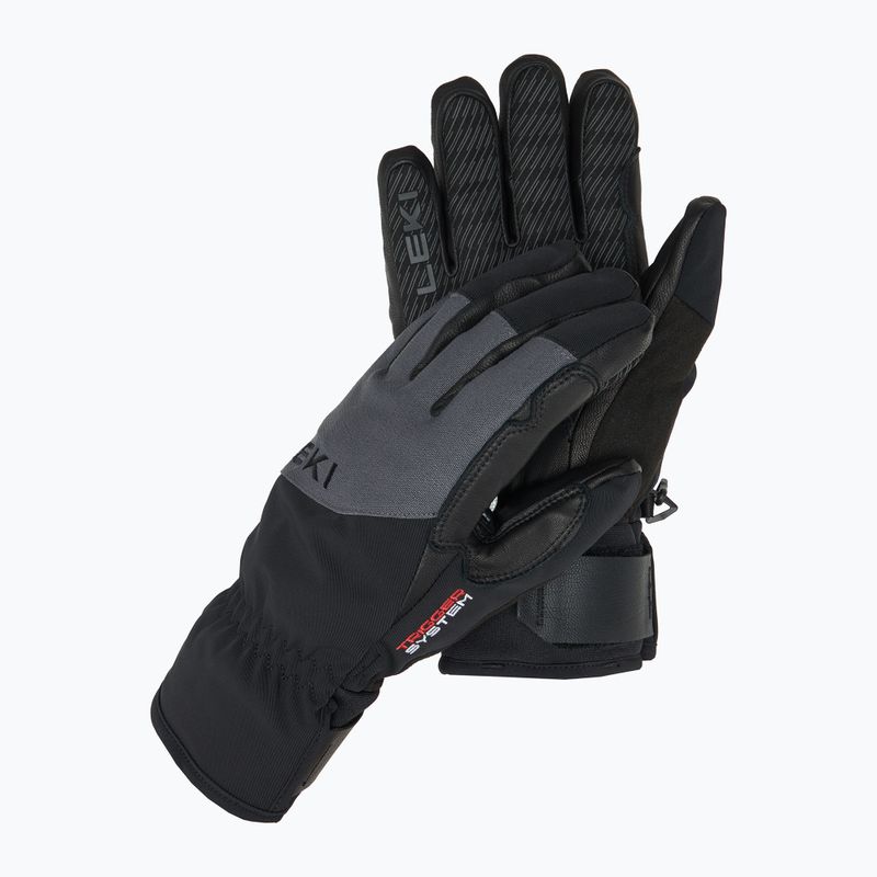 Skihandschuhe Herren LEKI Pegas 3D GTX black/ graphite