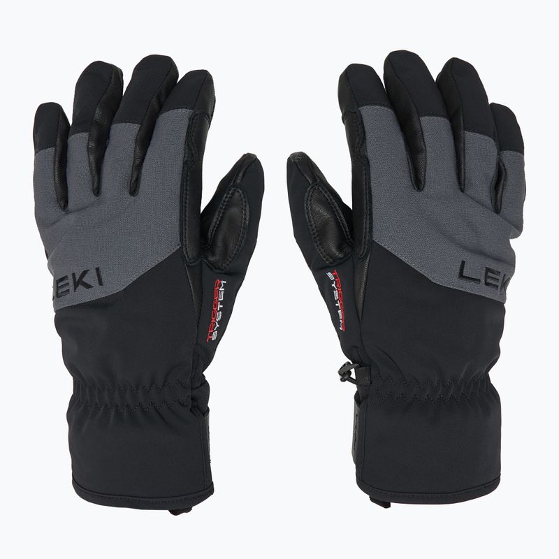 Skihandschuhe Herren LEKI Pegas 3D GTX black/ graphite 3