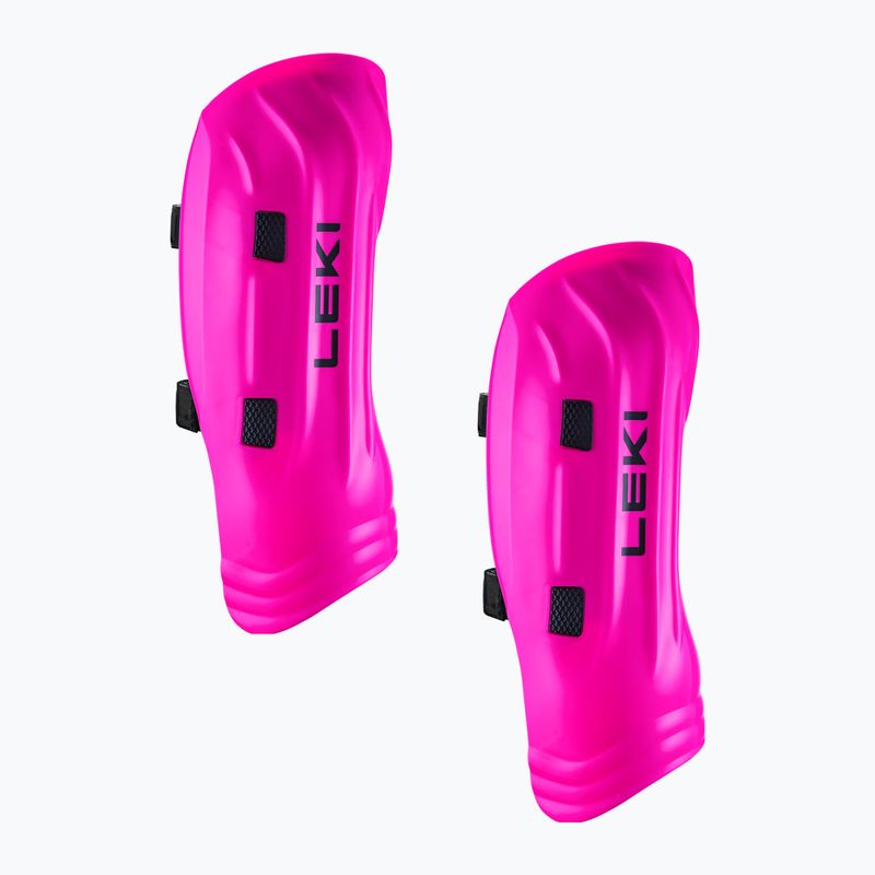 Kinderschienbeinschoner LEKI Worldcup Pro Junior neon pink