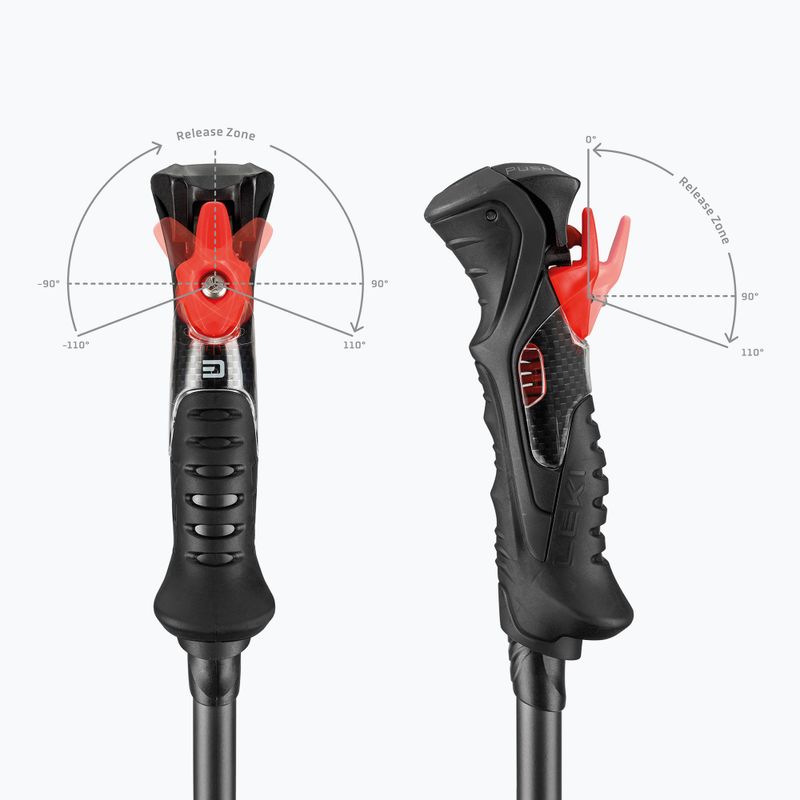 Skistöcke LEKI Airfoil 3D black/dark anthracite 6