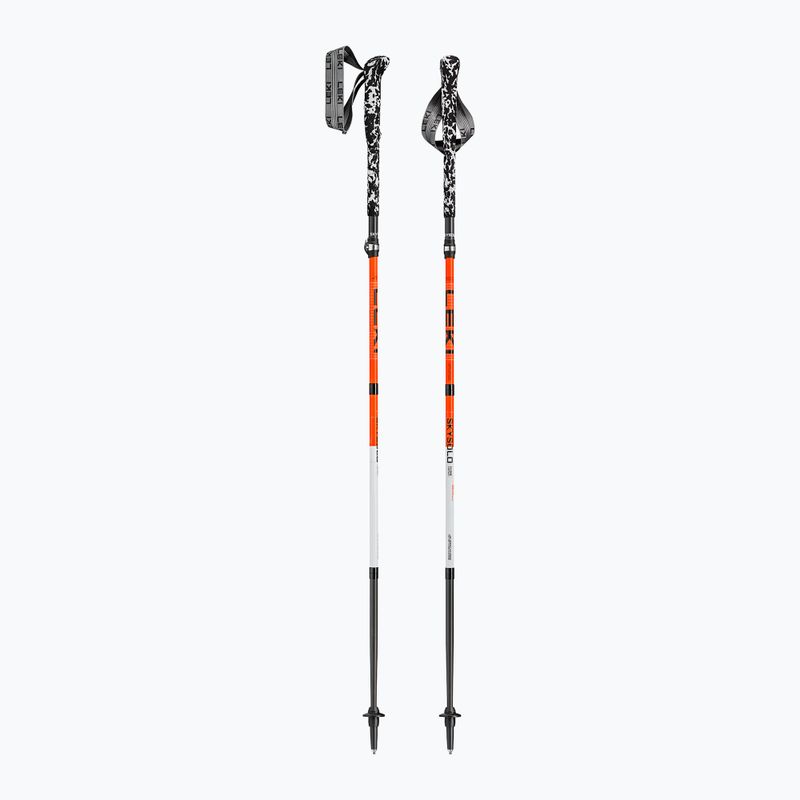 Trekkingstöcke LEKI Skysolo FX.One Carbon neon orange/white/black