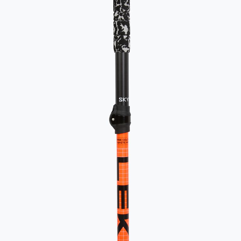 Trekkingstöcke LEKI Skysolo FX.One Carbon neon orange/white/black 4