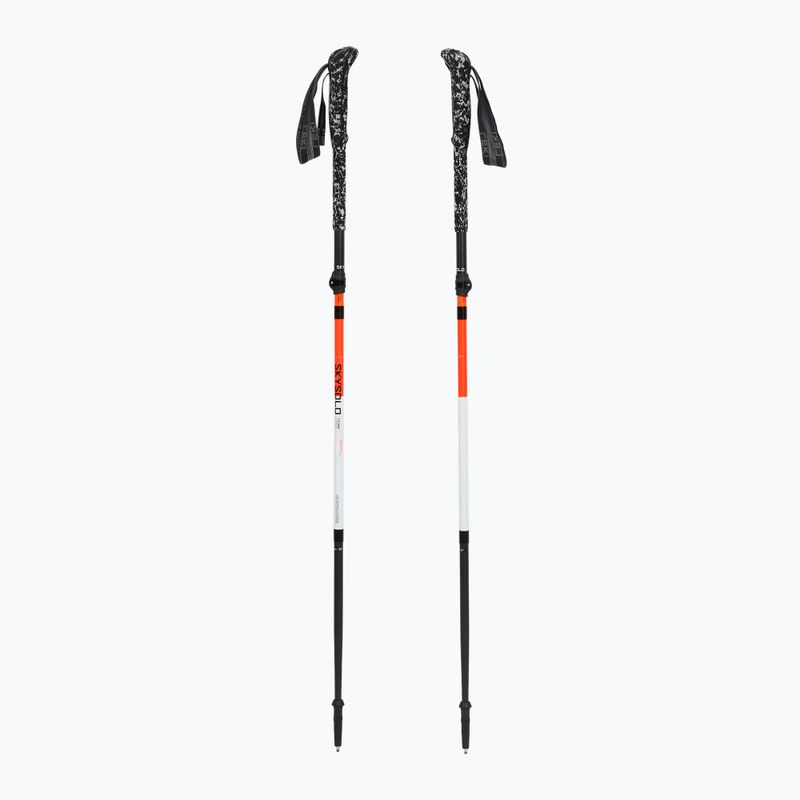 Trekkingstöcke LEKI Skysolo FX.One Carbon neon orange/white/black 5