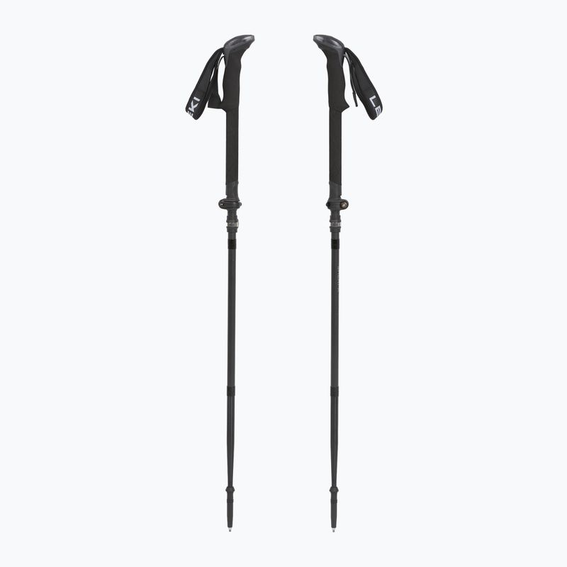 Trekkingstöcke LEKI Sherpa FX Carbon Strong black/naturalcarbon/light anthracite 5