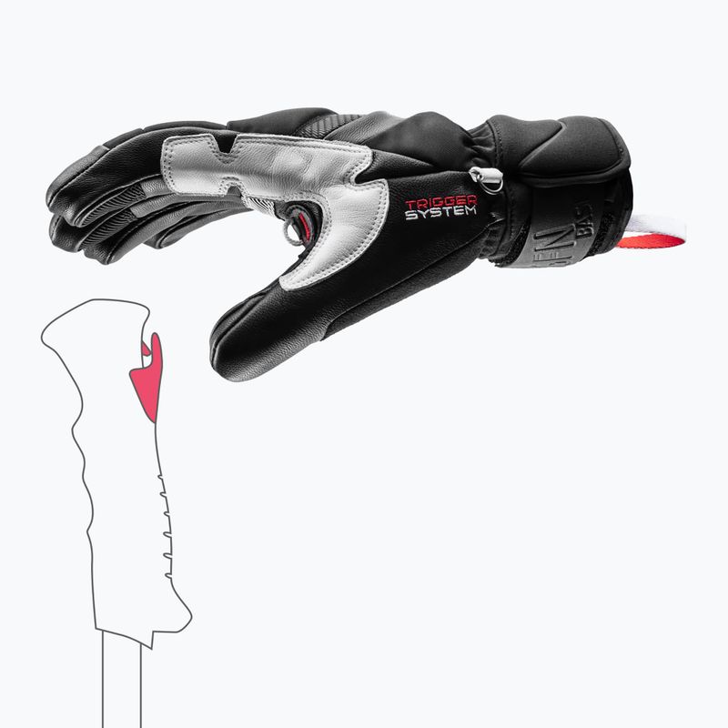 Herren-Skihandschuhe LEKI Griffin Base 3D black 5