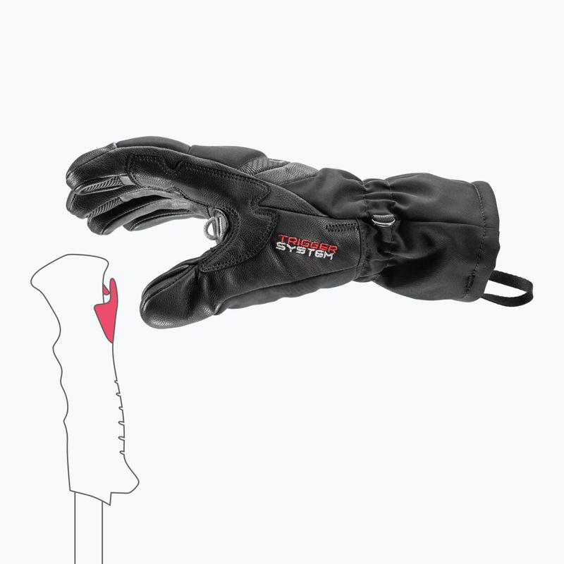 Damen-Skihandschuhe LEKI Griffin Base 3D black 7