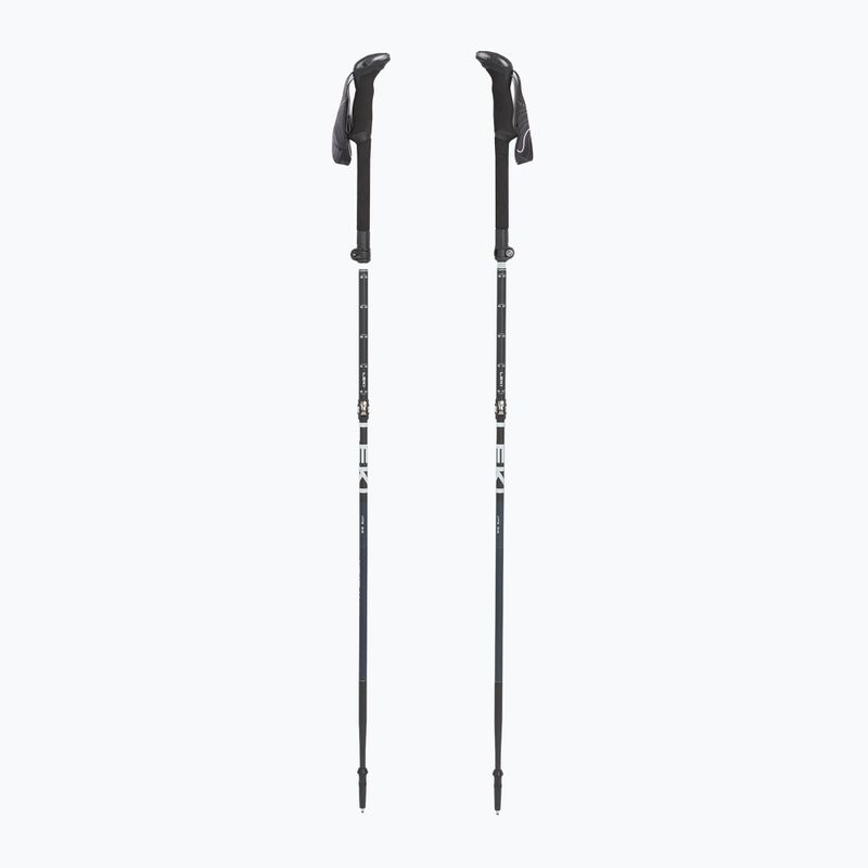 Trekkingstöcke LEKI Makalu FX TA black stone blue/dark white