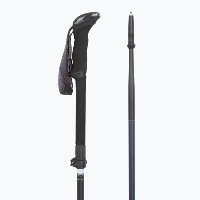 Trekkingstöcke LEKI Makalu FX TA black stone blue/dark white 3