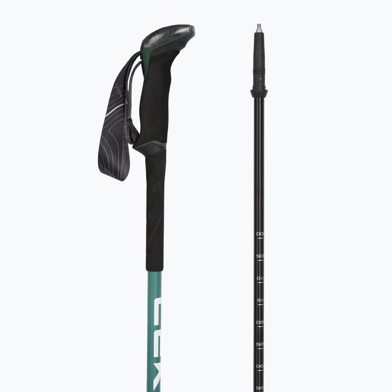 Trekkingstöcke LEKI Makalu Lite malachite green/dark malachite green/white 3