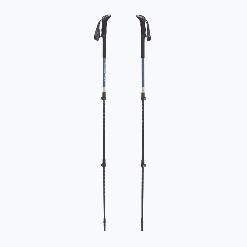 Trekkingstöcke LEKI Makalu stone blue dark/warm grey dark