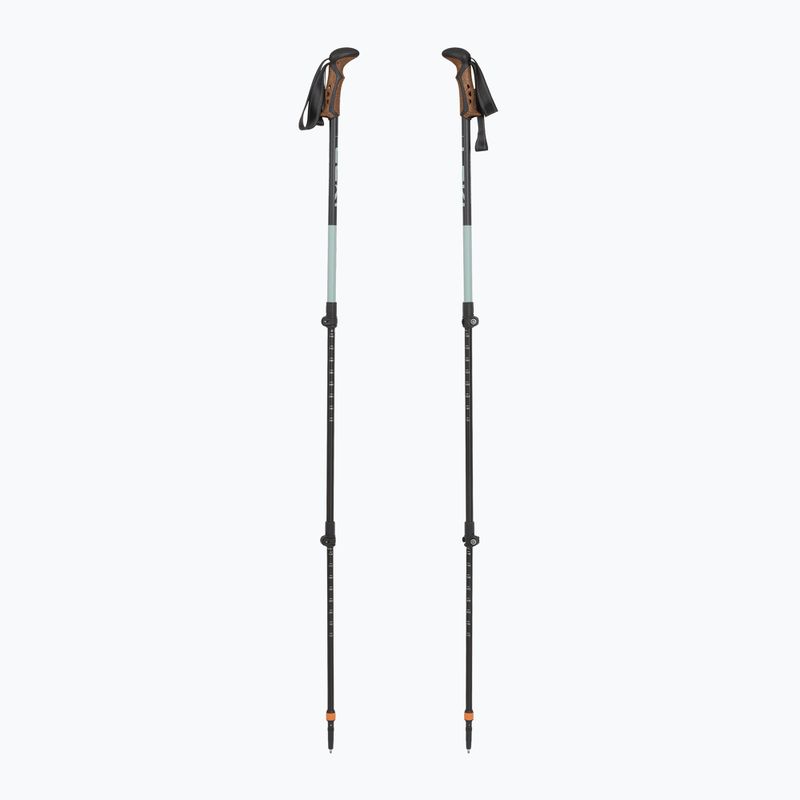 Trekkingstöcke LEKI Khumbu AS black/dark sea green