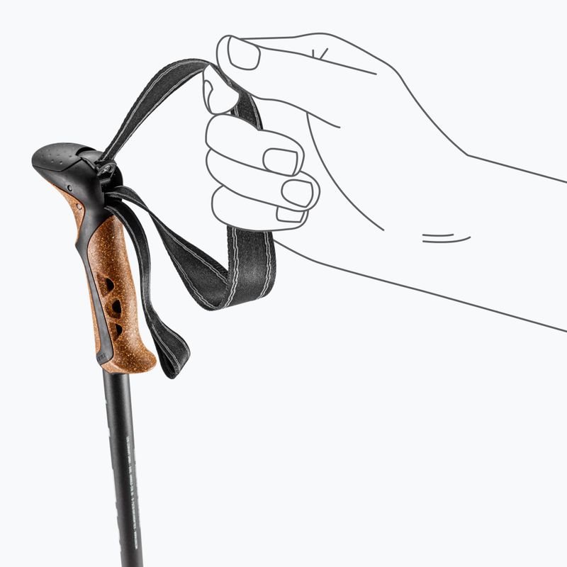 Trekkingstöcke LEKI Khumbu AS black/dark sea green 6