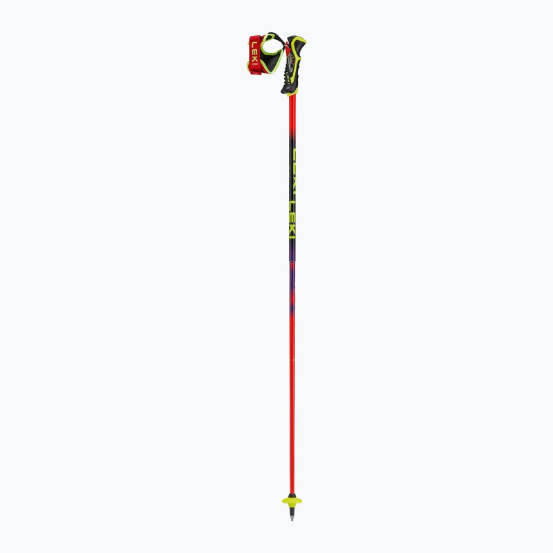 Skistöcke LEKI Venom SL TR bright red/black/neon yellow 2