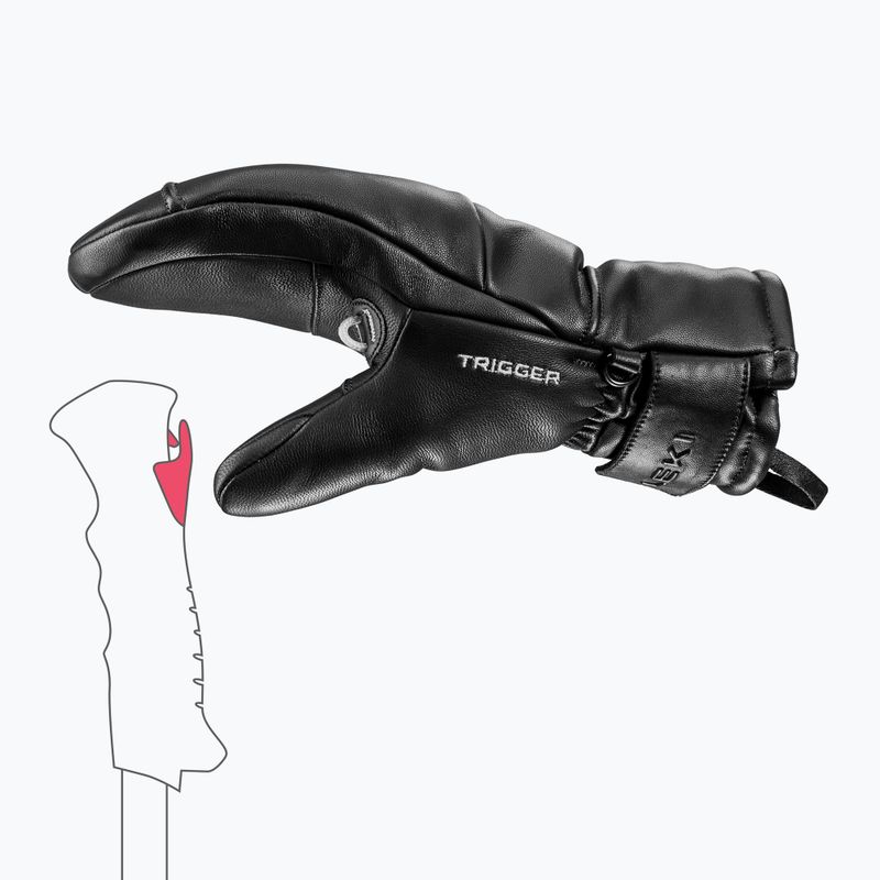 Damen-Skihandschuhe LEKI Glace Prime TR Women Mitt black 5