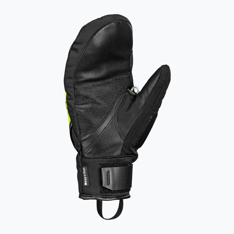 Skihandschuhe LEKI WCR Core TR Mitt black/neon yellow 3