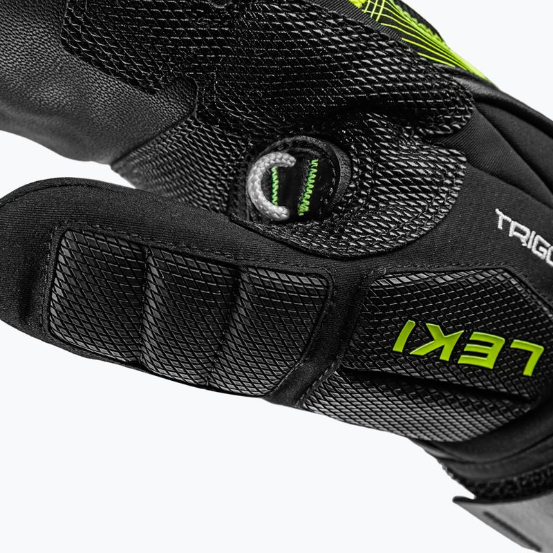 Skihandschuhe LEKI WCR Core TR Mitt black/neon yellow 5