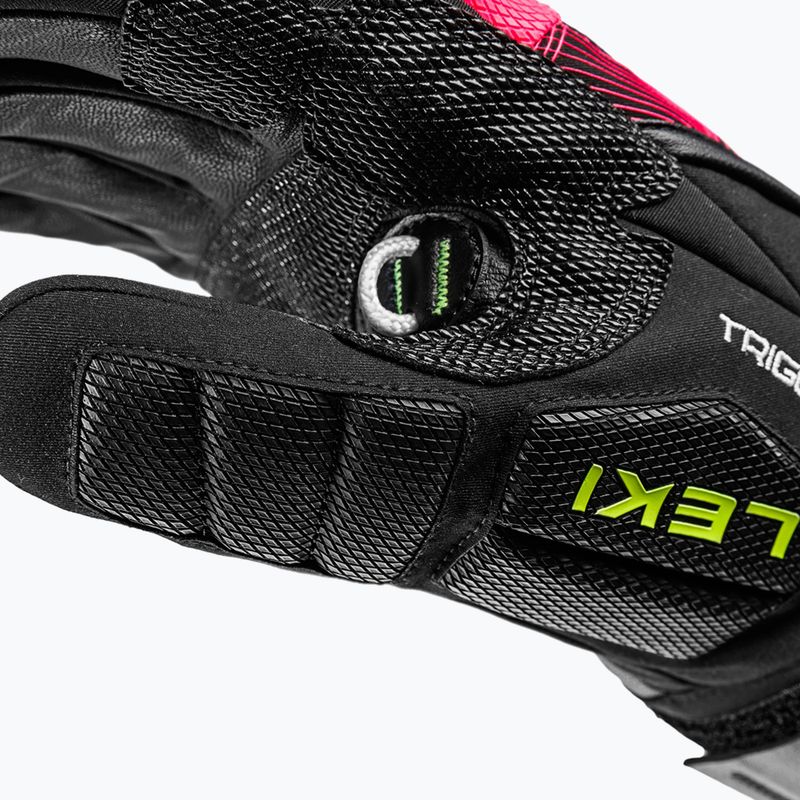 Skihandschuhe LEKI WCR Core TR black/neon pink/neon yellow 5