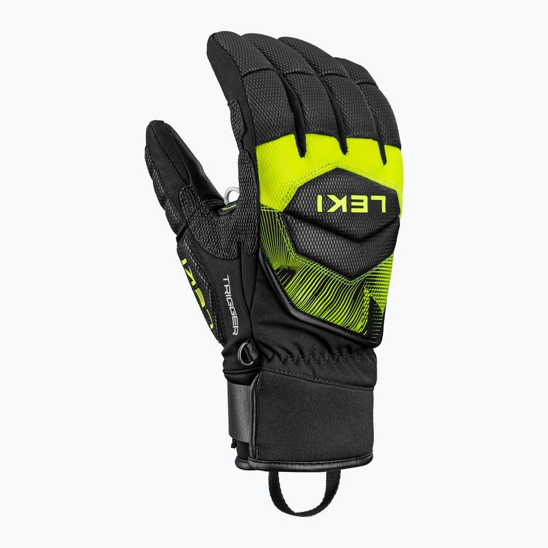 Skihandschuhe LEKI WCR Core TR black/neon yellow 2