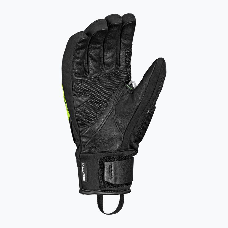 Skihandschuhe LEKI WCR Core TR black/neon yellow 3