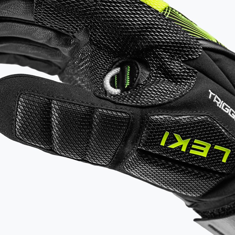 Skihandschuhe LEKI WCR Core TR black/neon yellow 4