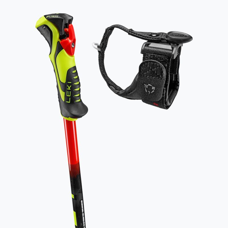 Kinder-Skistöcke LEKI WCR Evo Lite SL TR bright red/black/neon yellow 4