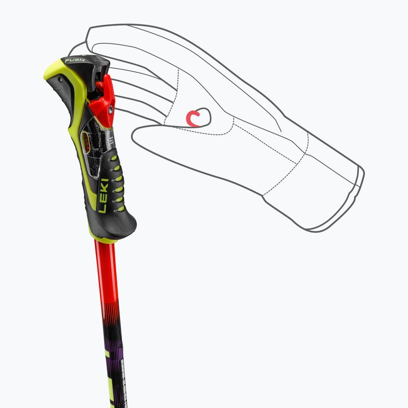 Kinder-Skistöcke LEKI WCR Pro Lite SL TR bright red/black/neon yellow 6