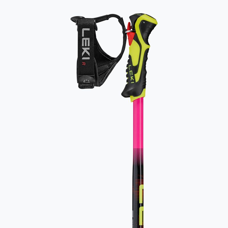 Kinder-Skistöcke LEKI WCR Evo Lite SL TR neon pink/black/neon yellow 3