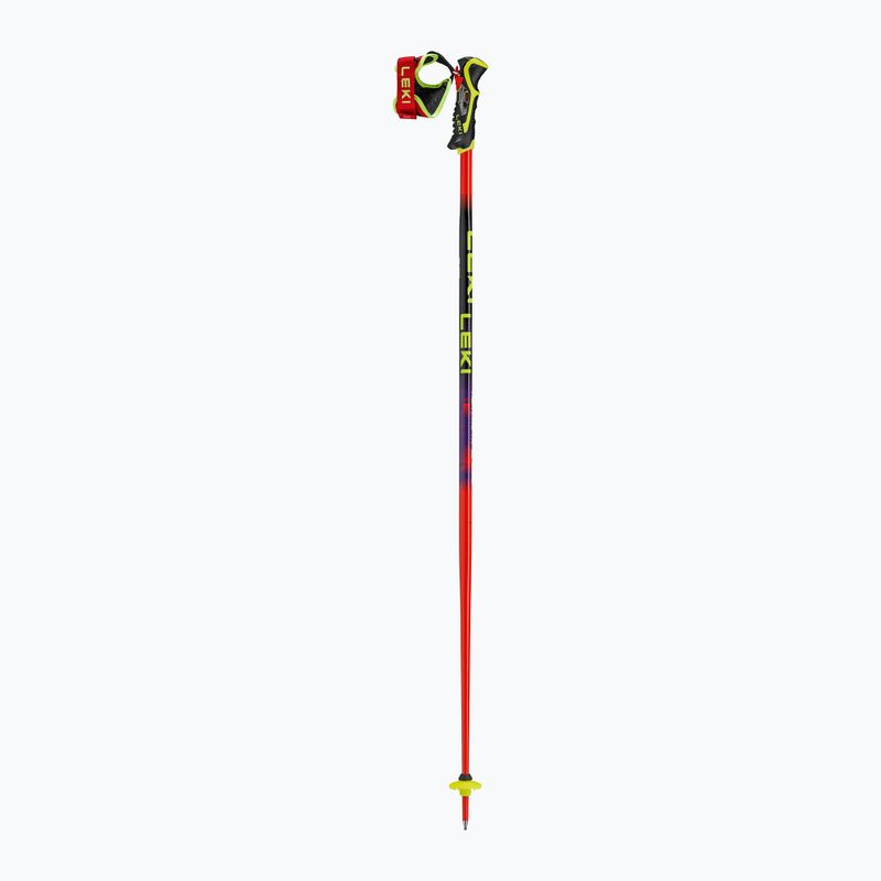 Skistöcke LEKI WCR Pro SL TR bright red/black/neon yellow 2