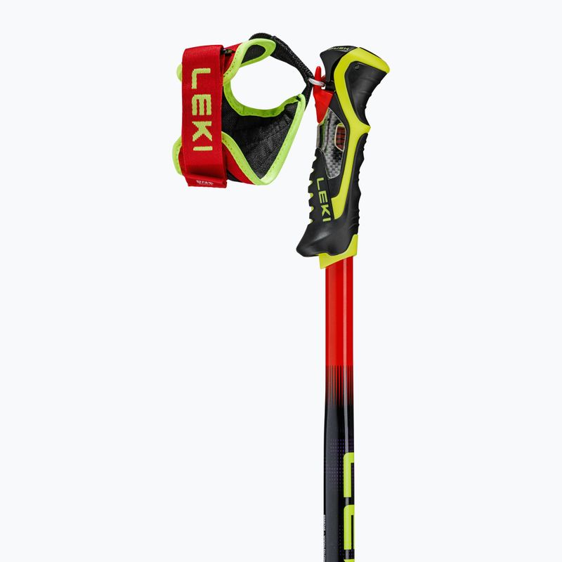 Skistöcke LEKI WCR Pro SL TR bright red/black/neon yellow 3