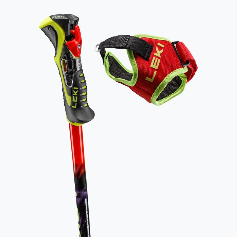 Skistöcke LEKI WCR Pro SL TR bright red/black/neon yellow 4